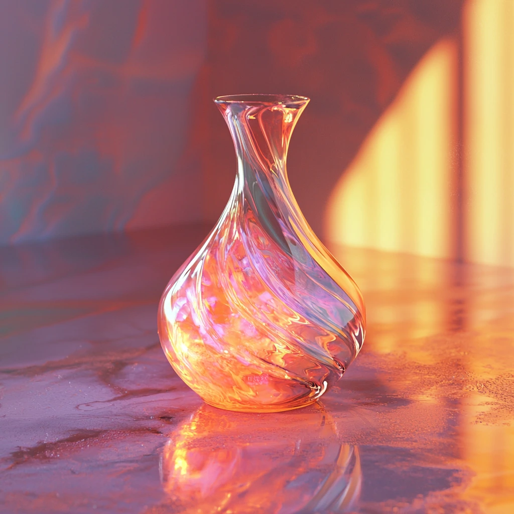 une photo d'un beau vase