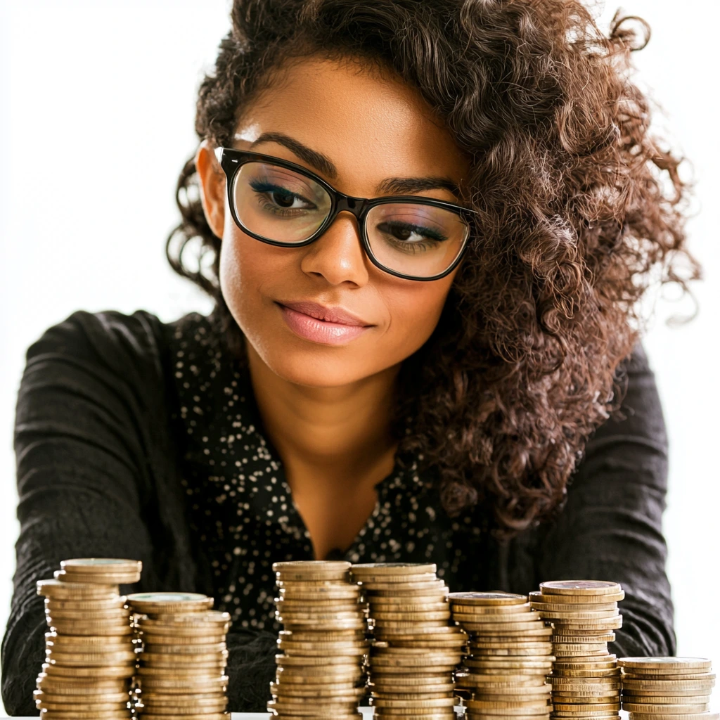 photo d'une femme estimant les coûts