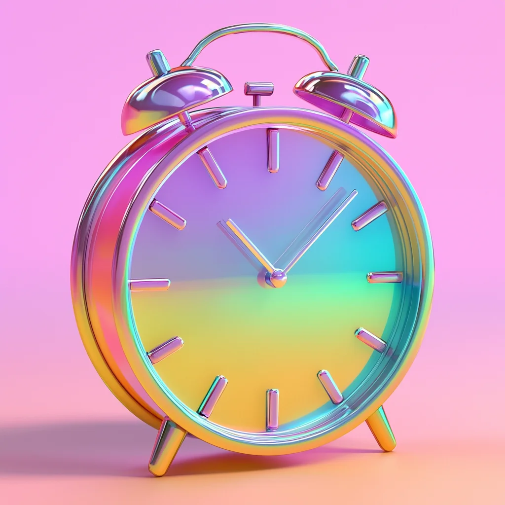 un horloge en 3D une horloge en 3D